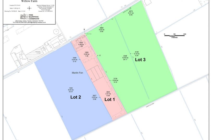 Lot 1 – Willow Farm (8.95 Acres) – Martin Dales, Woodhall Spa