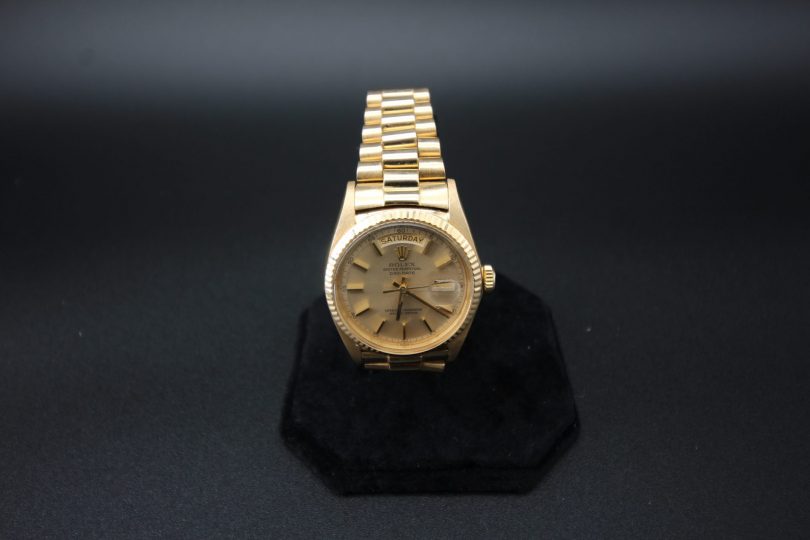 Lot 538 – Rolex Oyster Perpetual 18ct Yellow Gold Watch