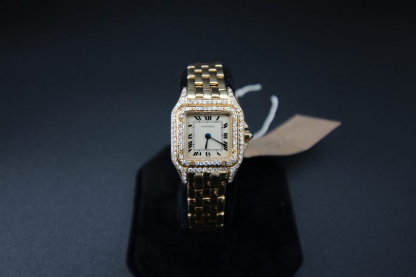 Lot 545 – Cartier 18ct Yellow Gold Panthere Watch